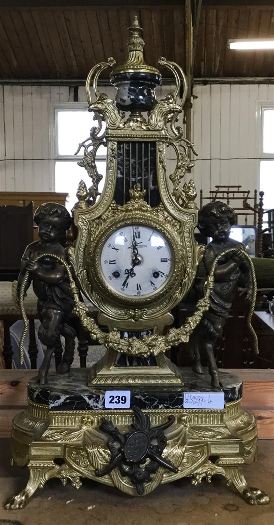 French ormolu clock